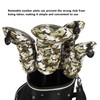 4Pcs Golf Club Head Cover PU Thick Plush Wear Resistant