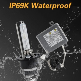 HIMARKLIF HID Xenon Headlight D2S Bulb & Ballast Compatible with Acura Honda Mazda Mitsubishi HID Ballast Control Unit Assembly Module Replace#: W3T19371 W3T15671 W3T16271