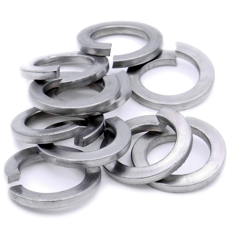 M10 (10mm) Rectangular Spring Split Lock Washer - Stainless Steel
