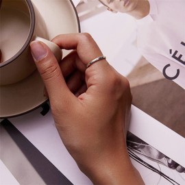 Dtja Turquoise 925 Sterling Silver Rings for Women CZ Blue Birthstone Bohemian Statement Engagement Stackable Band Ring Boho Birthday Wedding Mother's Day Jewelry (Star Size 8)