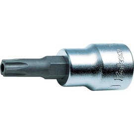 Koken 3/8 (9.5 mm) SQ. Anti-bulking Torx Bit Socket, Total Length 2.0 inches (50 mm), T45H 3025.50-T45H