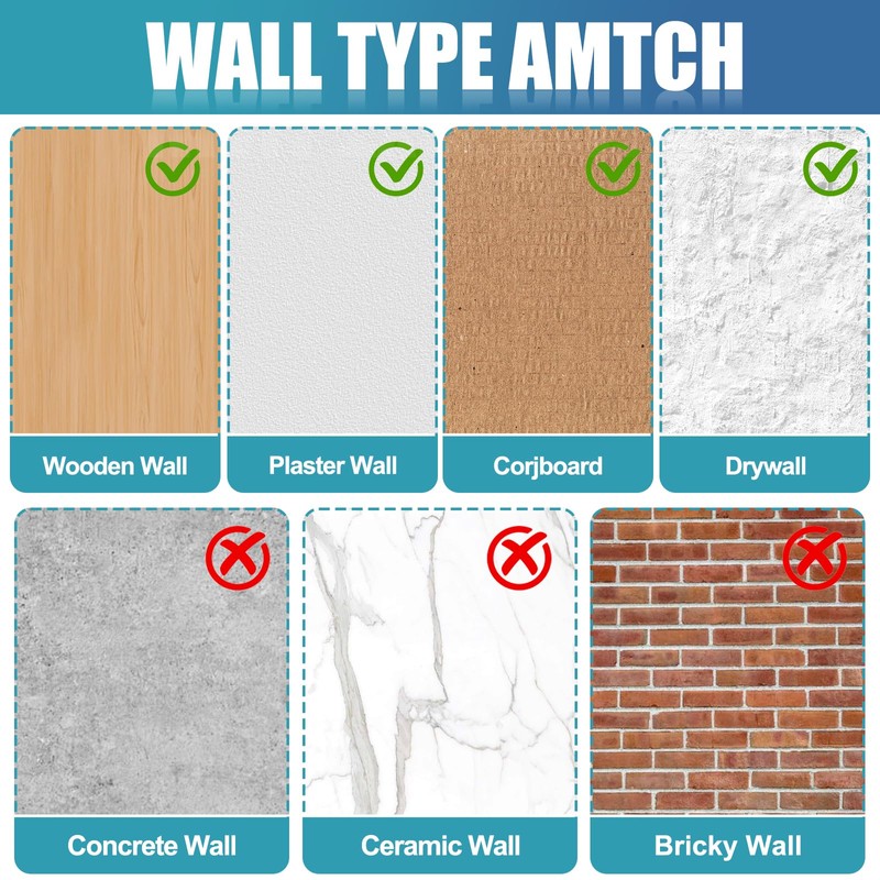 50 Pack Double Headed Picture Hanging Nails – Renter Friendly