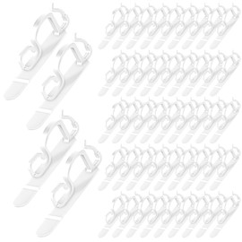 VIHOSE Christmas Light Clips Universal Shingle Clip Christmas Gutter Clip Christmas Shingle Clip Outdoor Christmas Light Hook Plastic Light Hanger for String Light Christmas Decoration (White,200 Pcs)