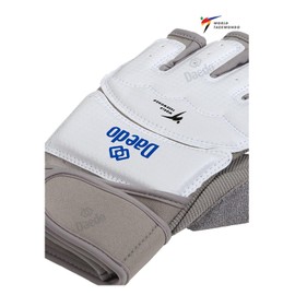 WT Recognized Taekwondo Hand Protector for International Competitions, Sponge, Synthetic Leather & Stretch Fabric – Comfortable and Durable Protection