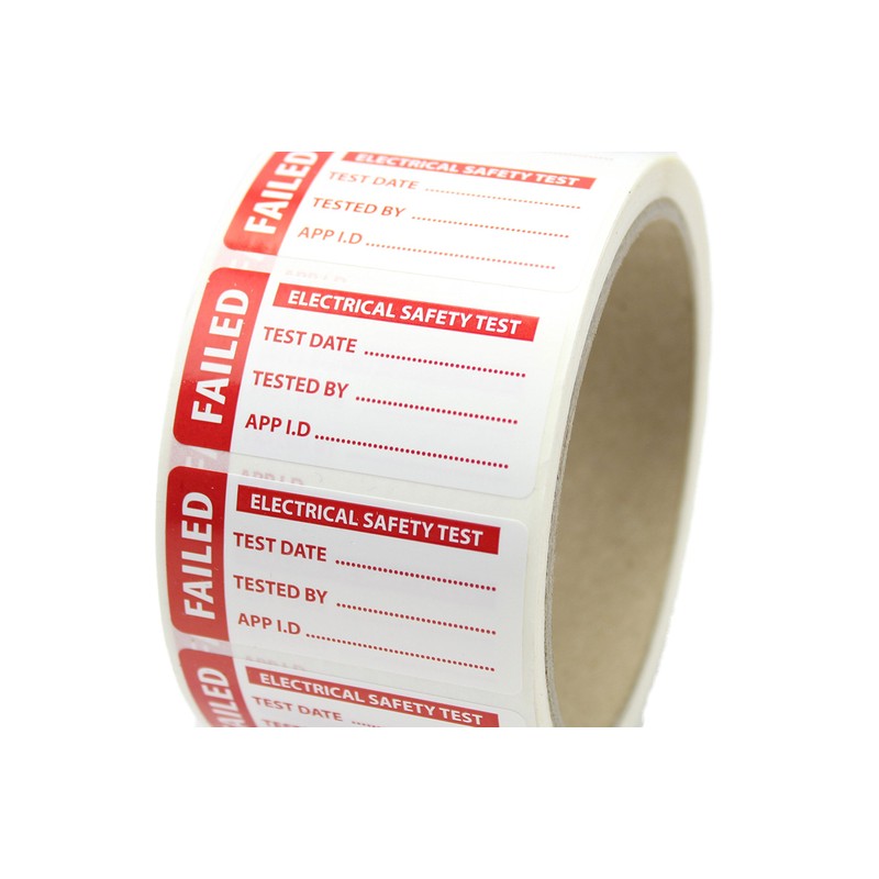 1,000 - PAT Testing - Passed Labels/Stickers - PP Durable