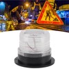 Solar Beacon Light Caution Light 8 LED Dusk to Dawn