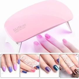UV LED Lamp Mini Nail Dryer Machine Nail lamp For Drying Nails UV Gel Nail Art Polish Varnish Manicure Tools With USB Cable Nail Care Nail Polish Salon Flawless Storage Cutics