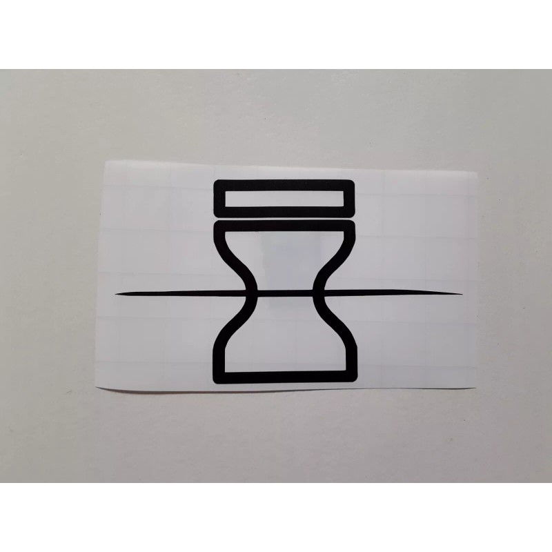 Naruto Sasori's Scratched Head Band Sand Symbol Sticker Vinyl Decal