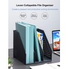 Leven Collapsible Magazine File Holder/Desk Organizer for Office Organization and
