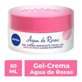 Gel Crema Facial Nivea Agua Rosas Ácido Hialurónico 50ml Tipo de piel Mixta