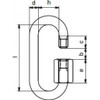 Riggatec Schnellverbindungsglied 7 mm DIN 56926 verz. Form B