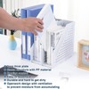 BEANPRECOY Collapsible Magazine File Holder with 4 Compartments, Desktop File