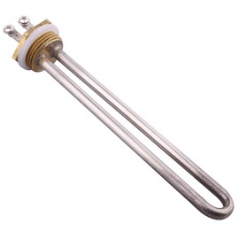 DERNORD 1500W Heating Element 220V Electrical Brewing Water Heater 1Inch BSP Thread Copper Flange