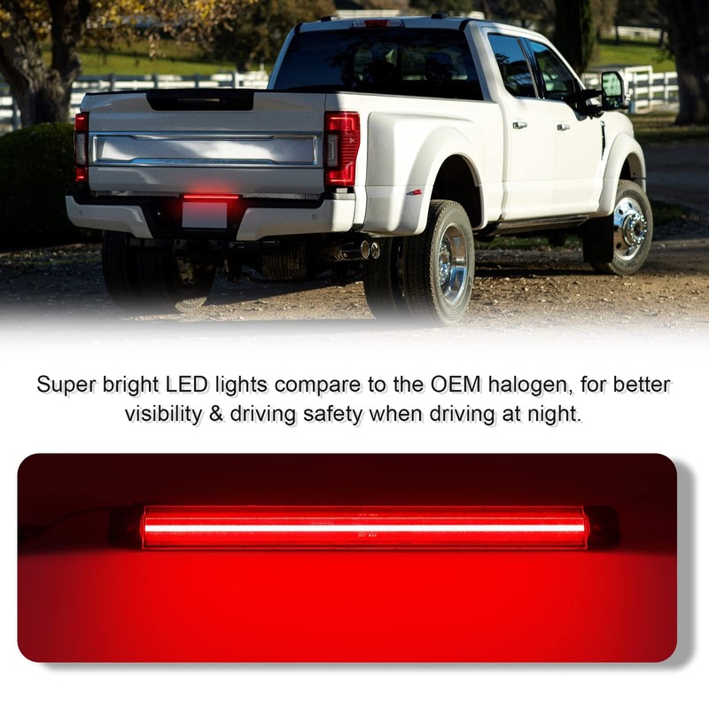 SHINEFIT LED Tailgate Light Bar Compatible with F250 F350 F450