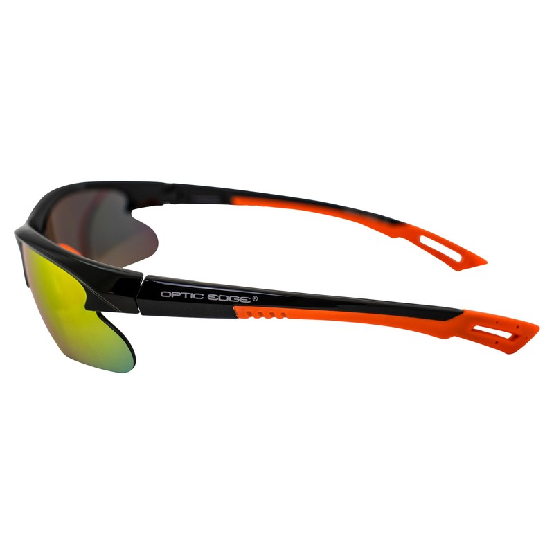Optic Edge Fireball Wraparound Sports & Motorcycle Sunglasses for Men