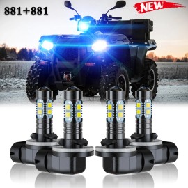 CHUSYYRAY For Deere X465 X475 X485 X495 X575 X585 X595 JD bulbs blue LED light bulbs Kit