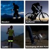 Pack of 6 Bicycle Trouser Clips, Elastic Reflective Band, Trouser