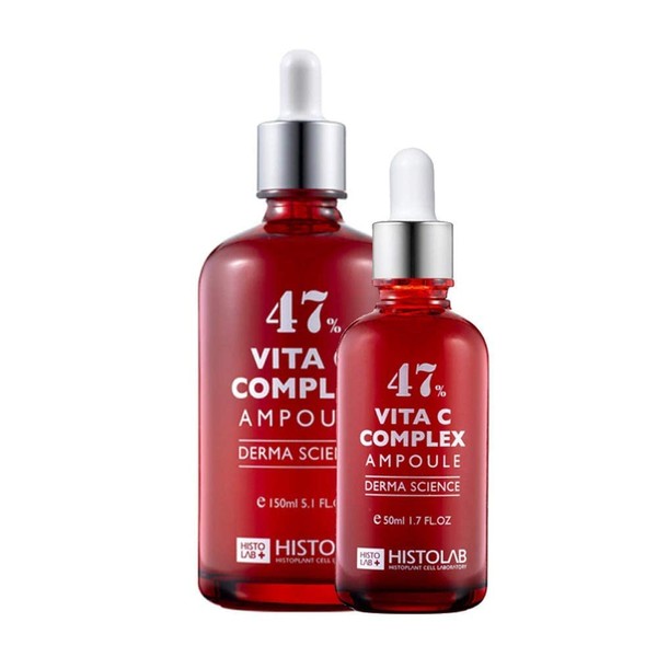 HISTOLAB 47% Vita C Complex Ampoule (50ml/1.7fl.oz.) I Fades Hyperpigmentation I Brightening I Soothes and Moisturizes the Skin