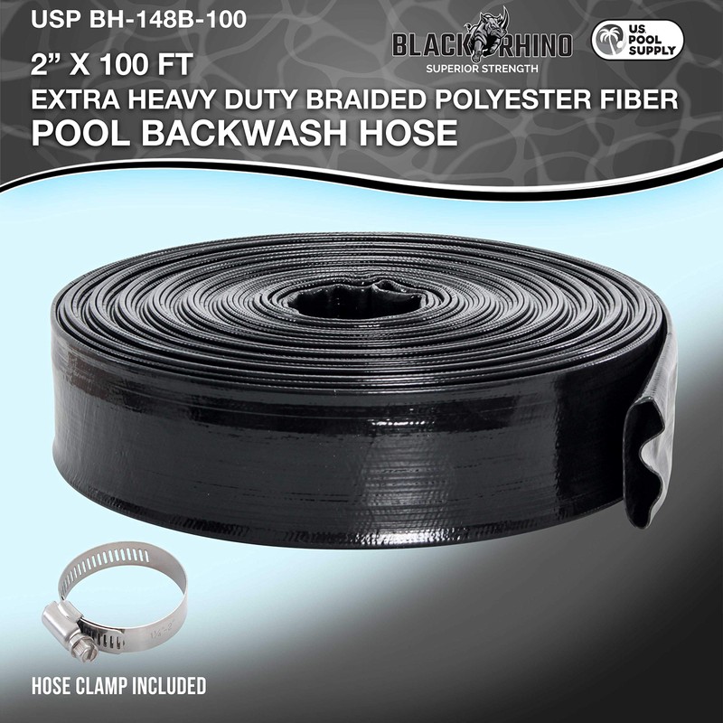 U.S. Pool Supply Pool Backwash Hose 2 Inch Diameter x