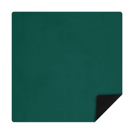 Buryeah 40 x 40 Inch Square Mahjong Mat for Table Domino Rubber Anti Slip Playmat Large Mahjong Table Mat Board Game Mah-Jong Pad Cover for Playing Paigow Poker Game Indoor Outdoor(Green)