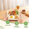 100% Bamboo Cutlery 120 Pack Set Disposable Compostable Utensils With