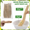 ZhouBoat 15.7-19.7 inches Natural Loofah Sponges Pack of 4 for