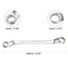 sourcing map 2pcs Offset Extra Long Box End Wrench 10