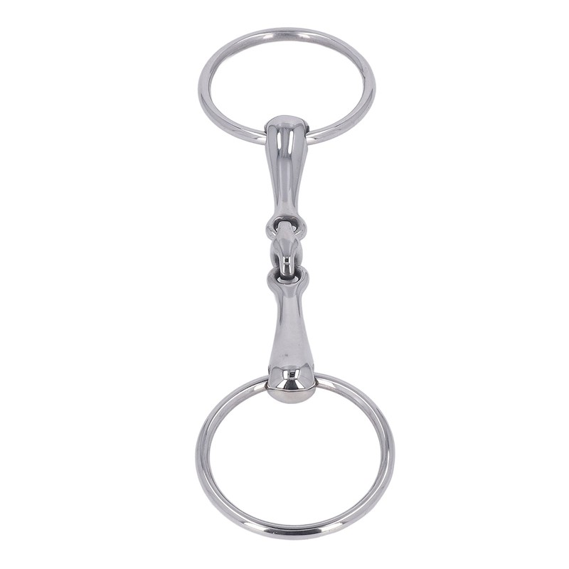 Horse Snaffle Stainless Steel Flexible Jointed Wearable Rust Proof O
