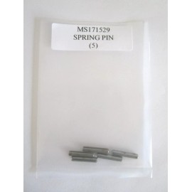 MS171529 Spring Pin 1/8 x 11/16" Slotted Stainless Steel - Lot of 5