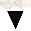 iplusmile Black Hanging Badge Banner Pennant Wall Display Canvas for