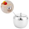 Stainless Steel Sugar Jar Seasoning Jar Spice Container with Lid