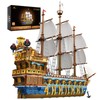 JMBricklayer Pirate Ship Building Sets for Adults, Gorgeous Royal Fleet