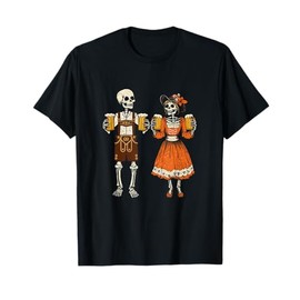 Oktoberfest Beer German Funny Couple Lederhosen Costume T-Shirt