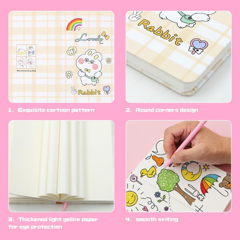 2 in 1 Rabbit Stationery Gift Box Set Includes 1