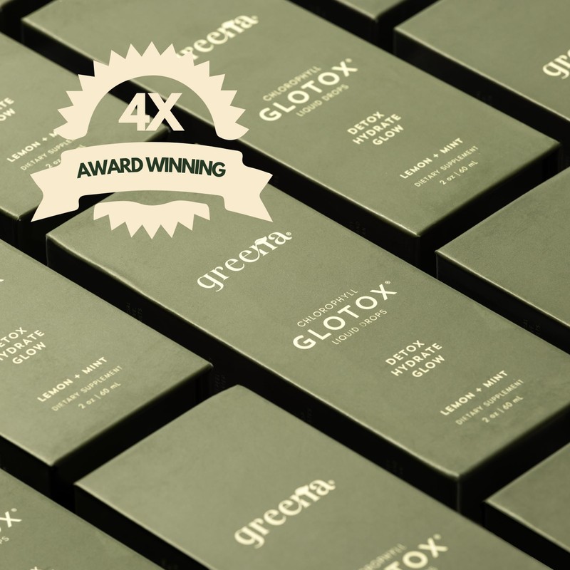 GLOTOX Chlorophyll Liquid Drops – 3000mg Sodium Copper Chlorophyllin +