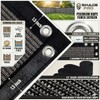 EMERIT 90% Sun Shade Cloth, 8' X 12' Pergola Shade