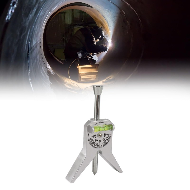 Pipe Center Finder,Pipefitter Tools w/Magnetic Centering Head,Measure Pipe Diameter,Accurate Location