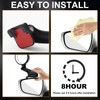 Blind Spot Mirrors，360 Degree Adjustable HD Universal Blindspot Mirror，HD Auxiliary
