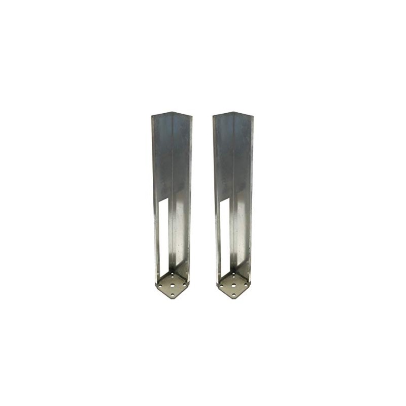 Vinyl Fence Concrete/Wood Post Mount Tower with Mounting Kit (4"x4"x24"