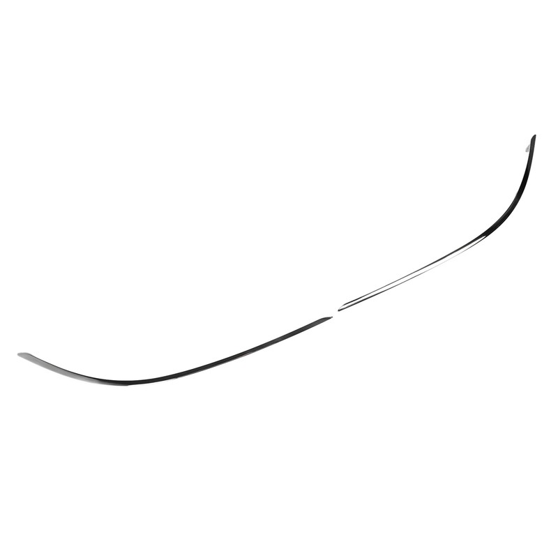 2pcs Front Bumper Lower Chrome Molding Trim Replacement For Benz