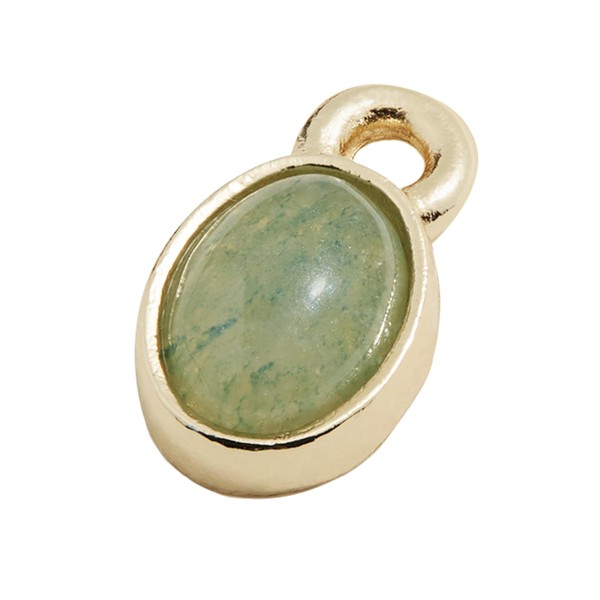 Alex and Ani Green Aventurine Hoop Earring Charm