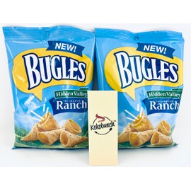 Bugles Corn Chips Snacks Bundled With Kokobunch Kit (2 PACK) (Ranch)
