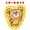 Pokemon Center Original SWIMMER Cushion Henteko Cute String Bear