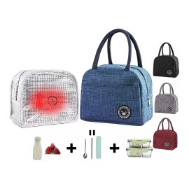 Yuqing Lonchera Térmica Bolsa Lunch Aislamiento Frío Y Calor