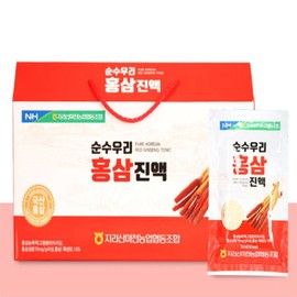 Youcell Shopping Mall Jirisan Pure Korean Red Ginseng Extract (70mlx30 packets) / 유쎌쇼핑몰 지리산 순수우리홍삼진액 (70mlx30포) x1 6년근홍삼 순우리홍삼, 1개