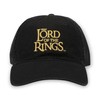 Lord of The Rings Logo Adults Cap Black