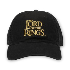 Lord of The Rings Logo Adults Cap Black