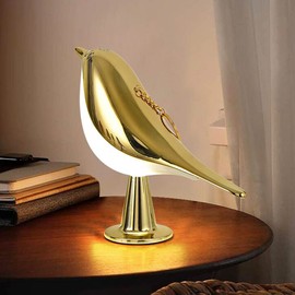 ZDAYOZ Bedside Touch Control lamp, Lovely Bird Led lamp, Bedside Fragrant Bird lamp, Decorative Creative Night lamp (Golden Bird Aroma Lamp)