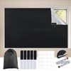 150 x 250 cm Portable Blackout Roller Blind, Stick-On Blackout