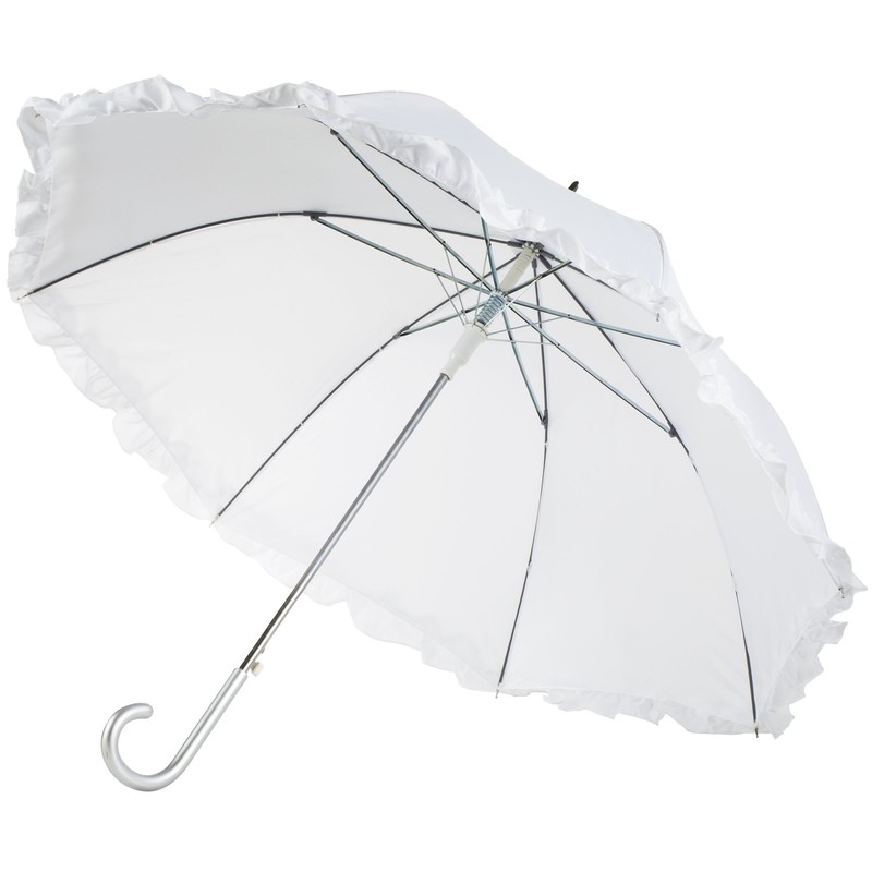 totes Women's Auto Open Ruffle Stick Umbrella 2 pack